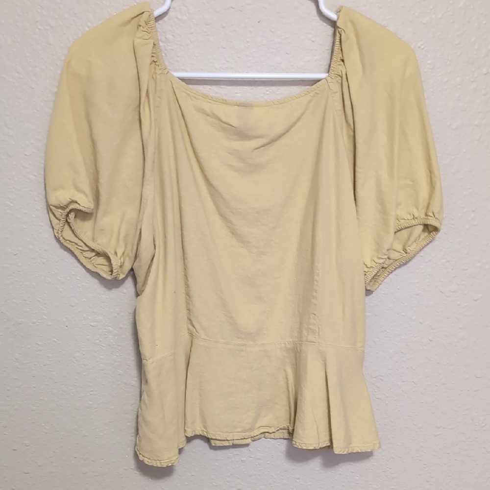 Universal Thread Yellow Blouse - Picture 2 of 4